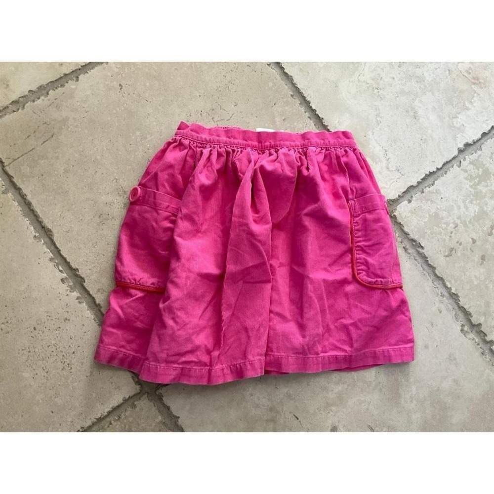 Mini Boden Pink Corduroy Lined Skirt 7/8